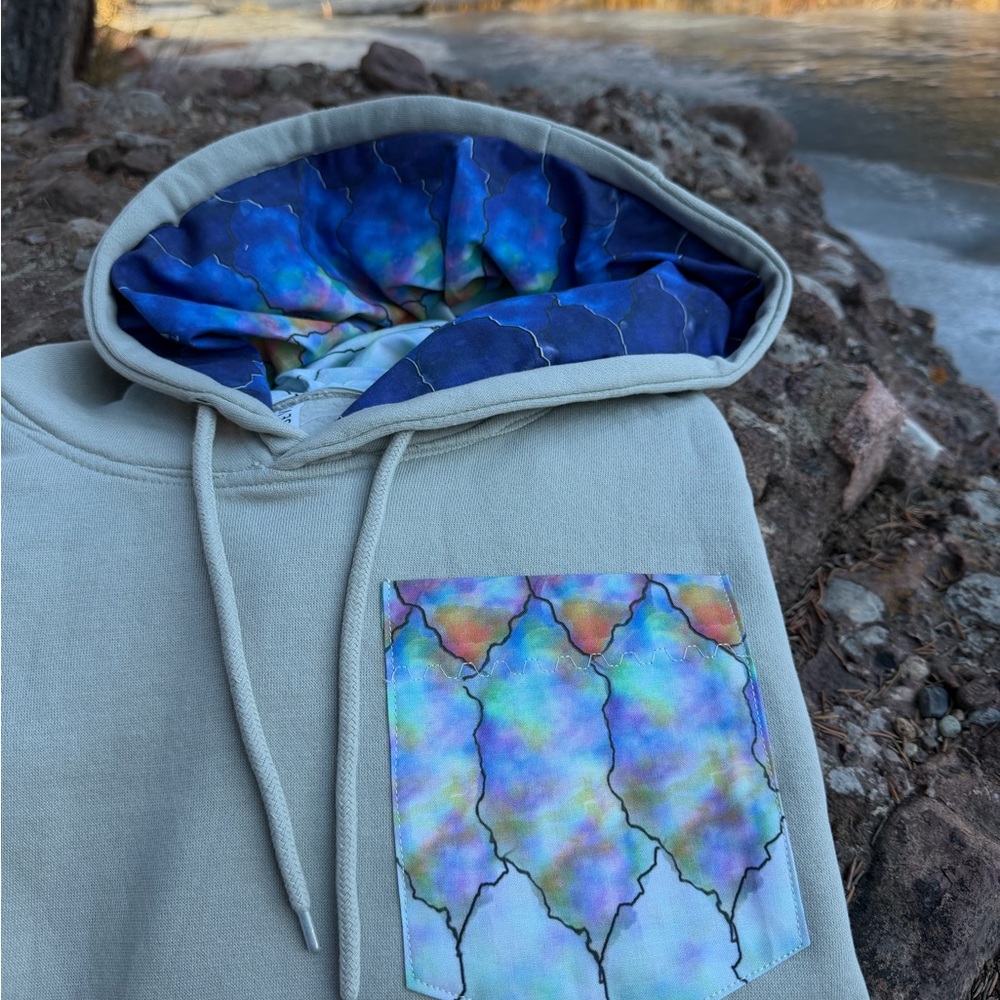 Unemployed Anglers Tarpon Beer Pocket Hoodie - Handmade - Limited Run